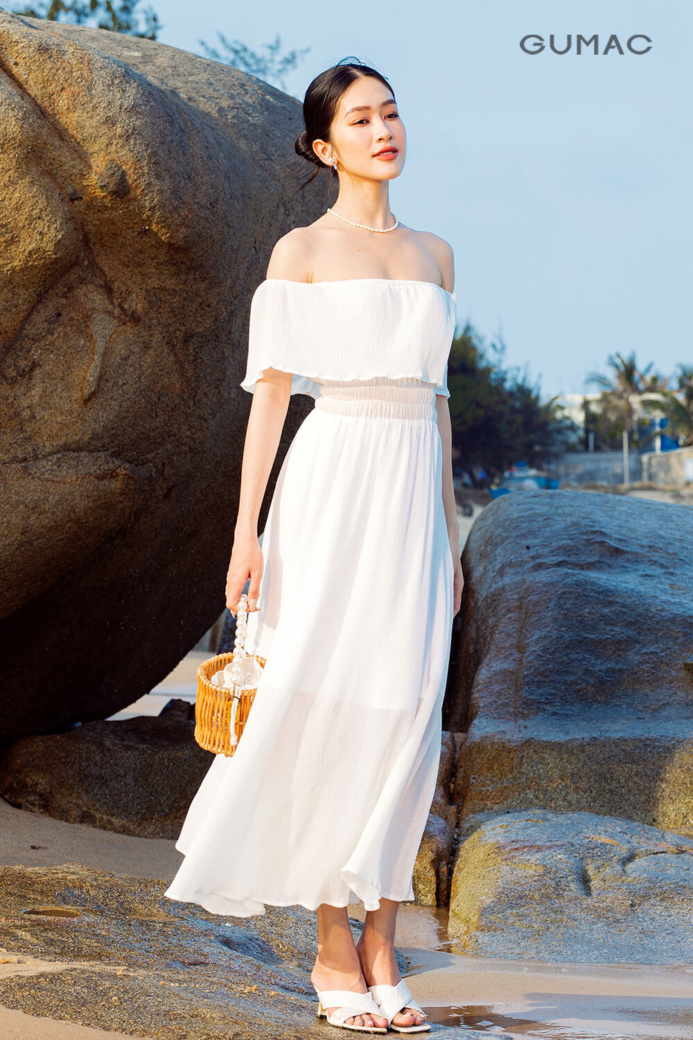 Đầm maxi đi biển nữ hàng hiệu