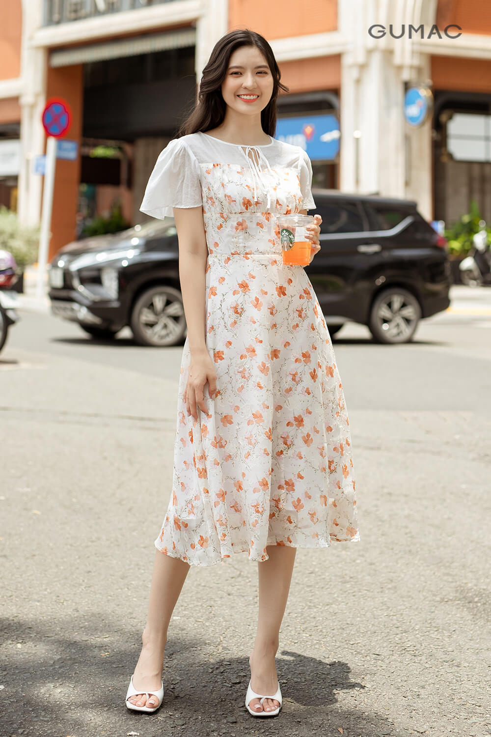 Váy Hoa, Đầm Voan Đẹp Chất Liệu Voan Tơ Hàn Quốc Mềm Mại Mát Không Nhăn - Thời  Trang Thiết Kế Style By MM - Đầm | ThờiTrangNữ.vn