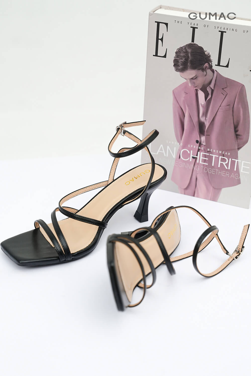 Sandal quai ngang