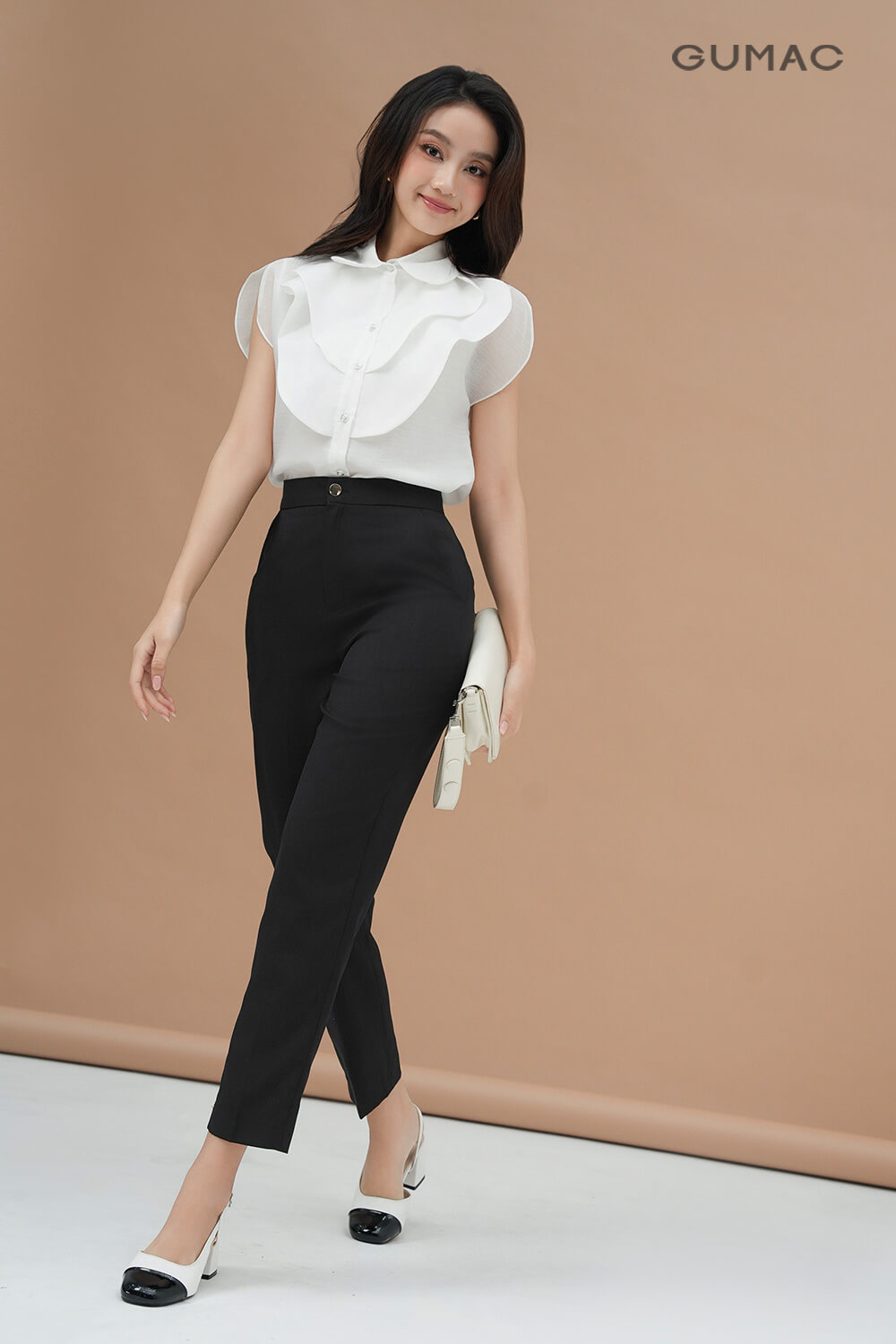 nhung mau ao croptop om dep phoi cung quan