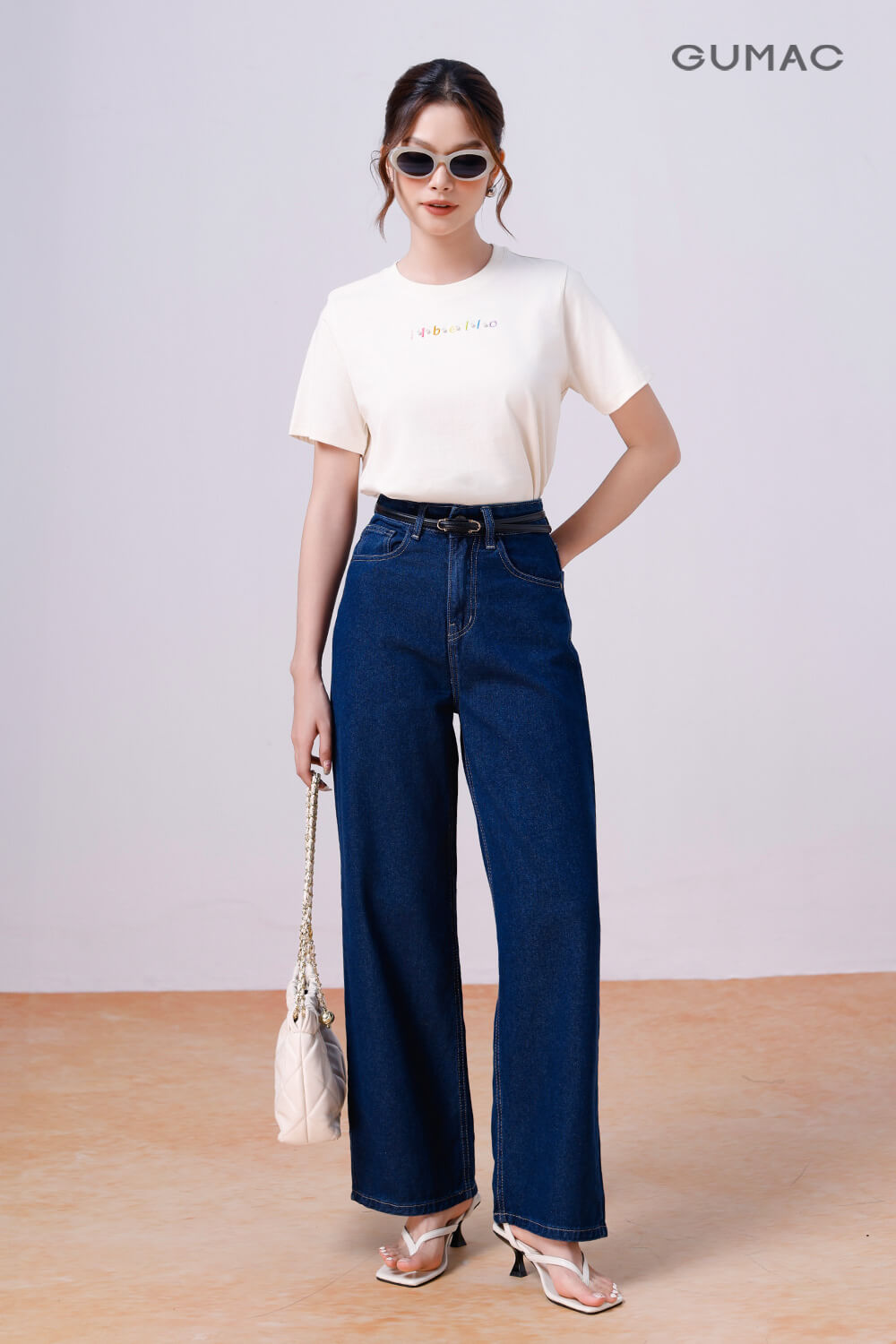 quan jean nu cong so cap cao mau xanh navy