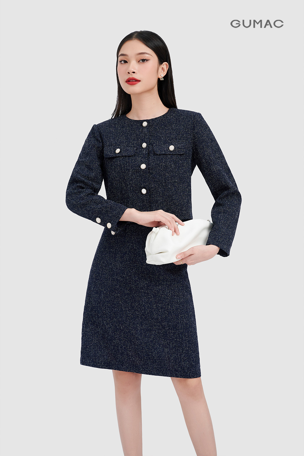 Vải Dạ Tweed Dạ Nanh Sói Vải Dạ kim tuyến Chân Váy Dạ Hàn Quốc may áo  khoác có 10 màu mangtovestzip  MixASale