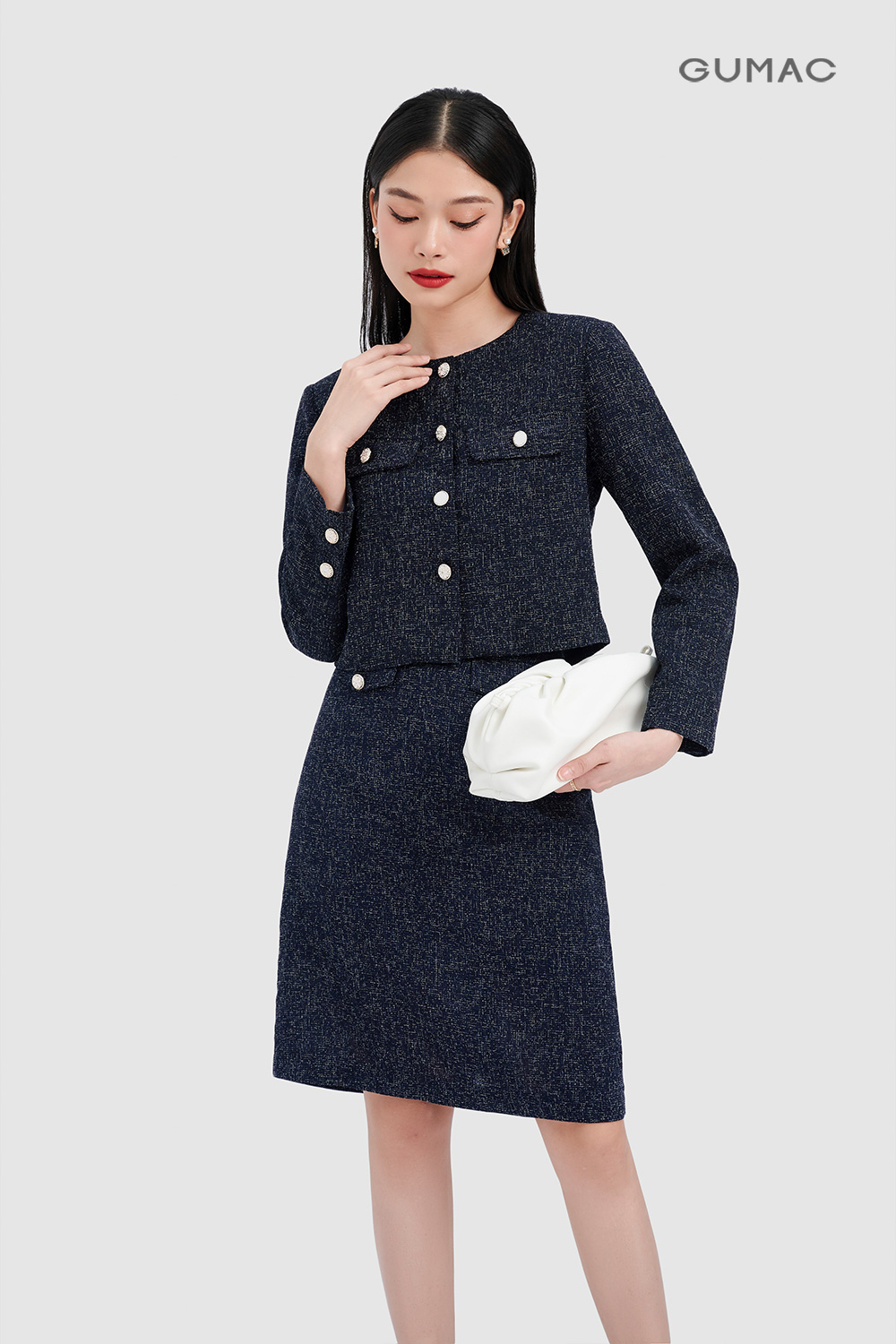 Áo khoác vải tweed  Váy hai mảnh Bộ đồ công sở cho phụ nữ  Website bán  hàng Doctor Khỏe Đẹp Thông Minh