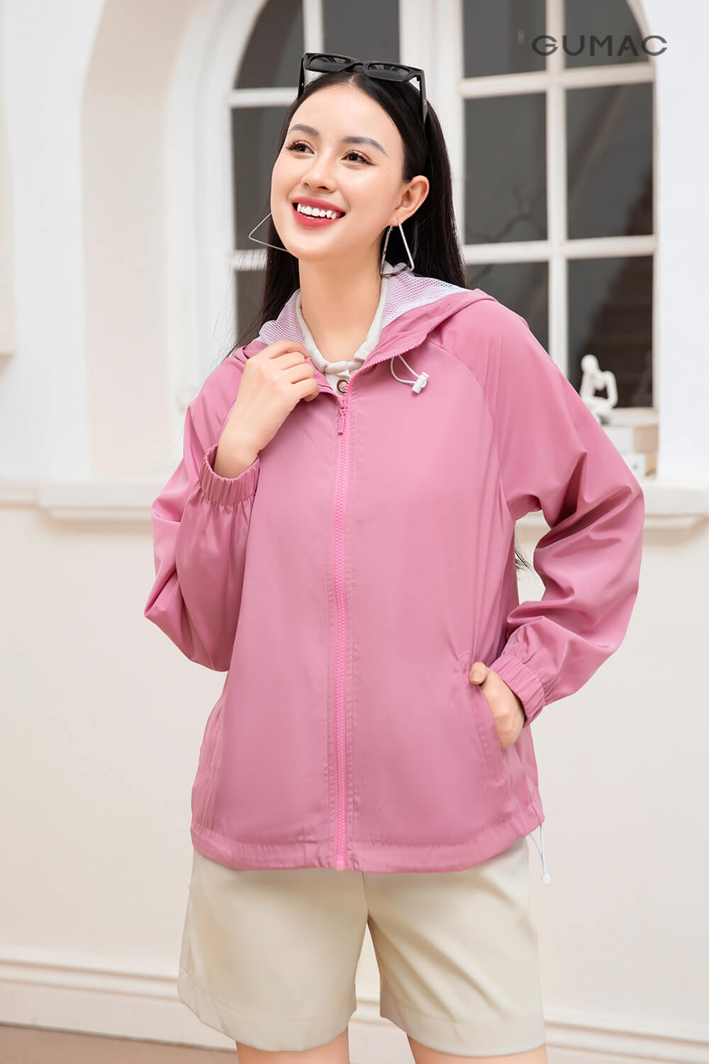 mau ao thun nu dai tay co mu