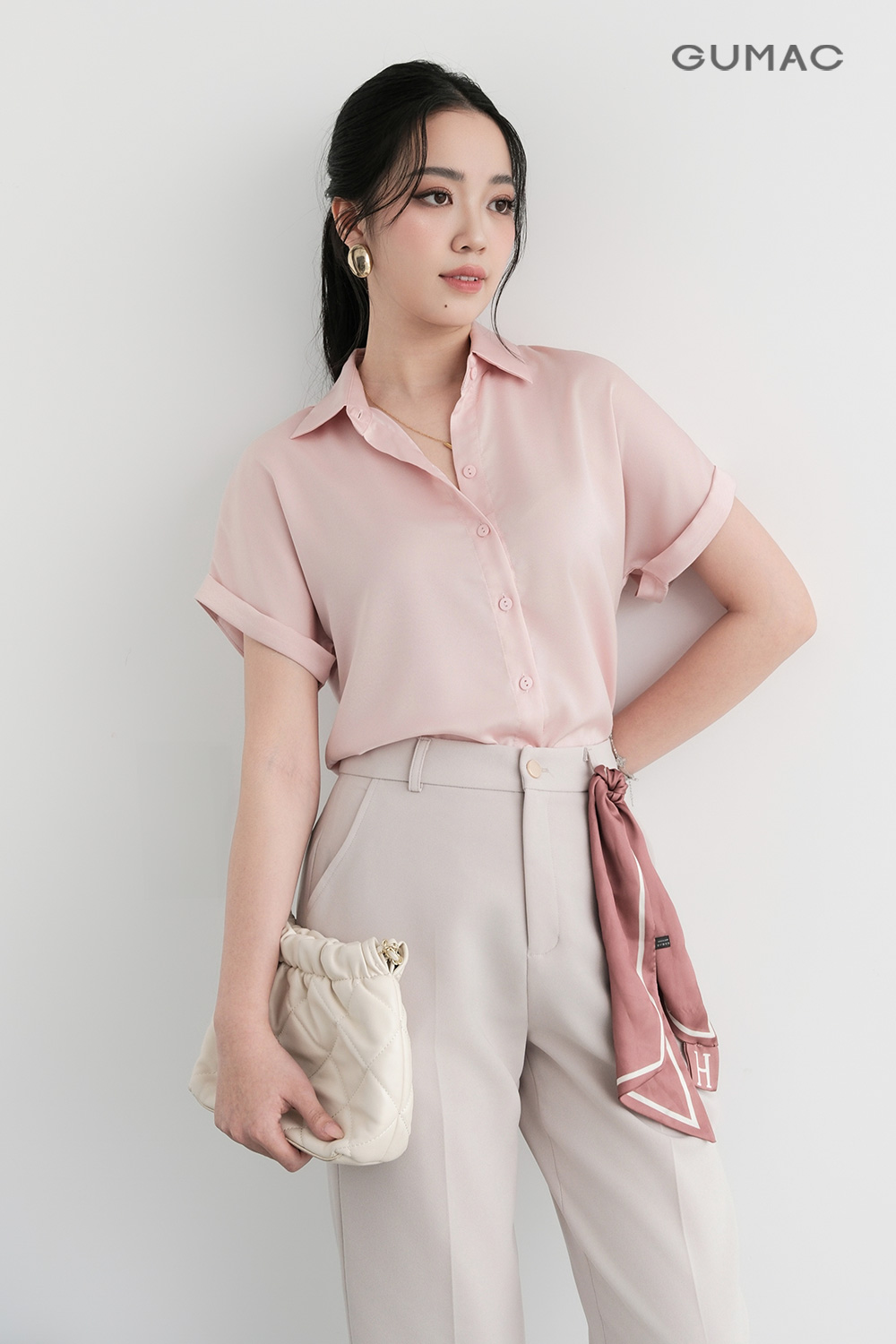 Áo sơ mi tay liền