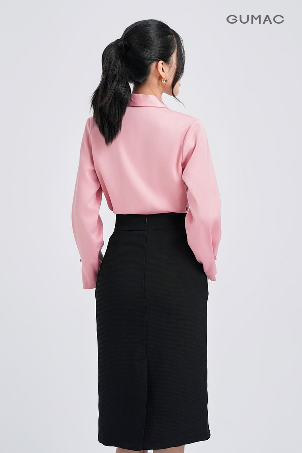 Áo lụa đắp chéo