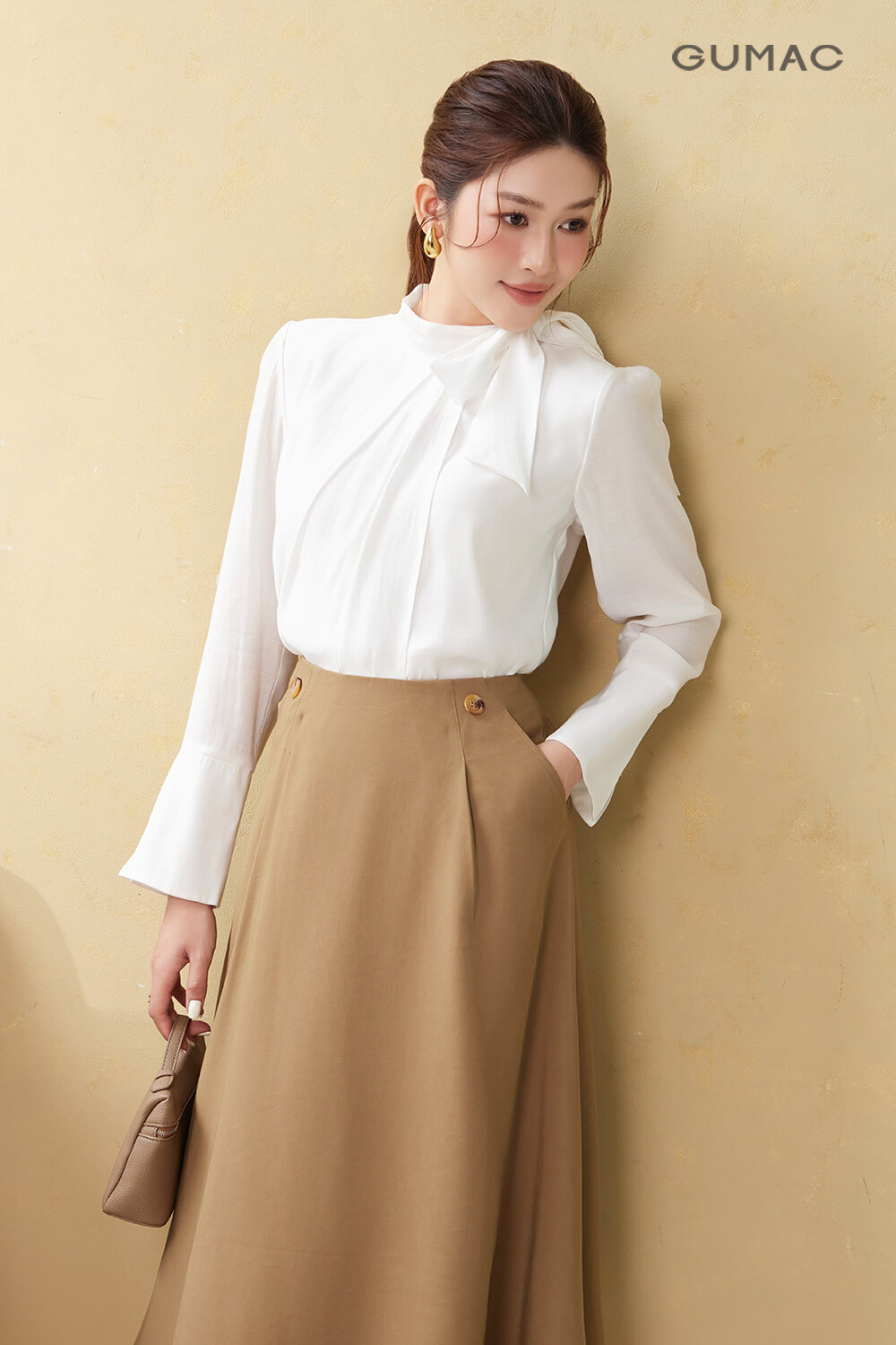 ao so mi kieu co tru