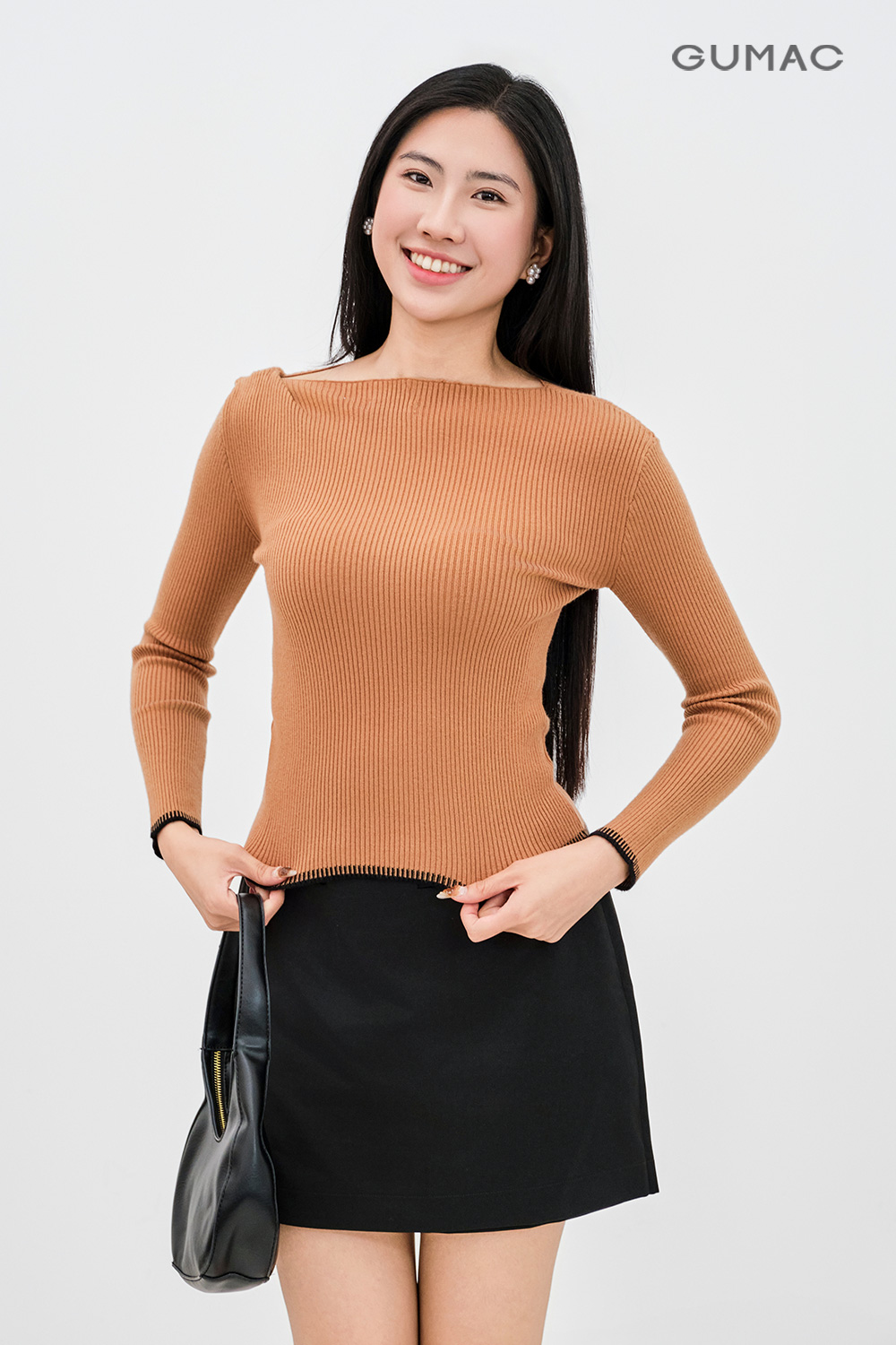 Áo len hở vai Áo len hở vai