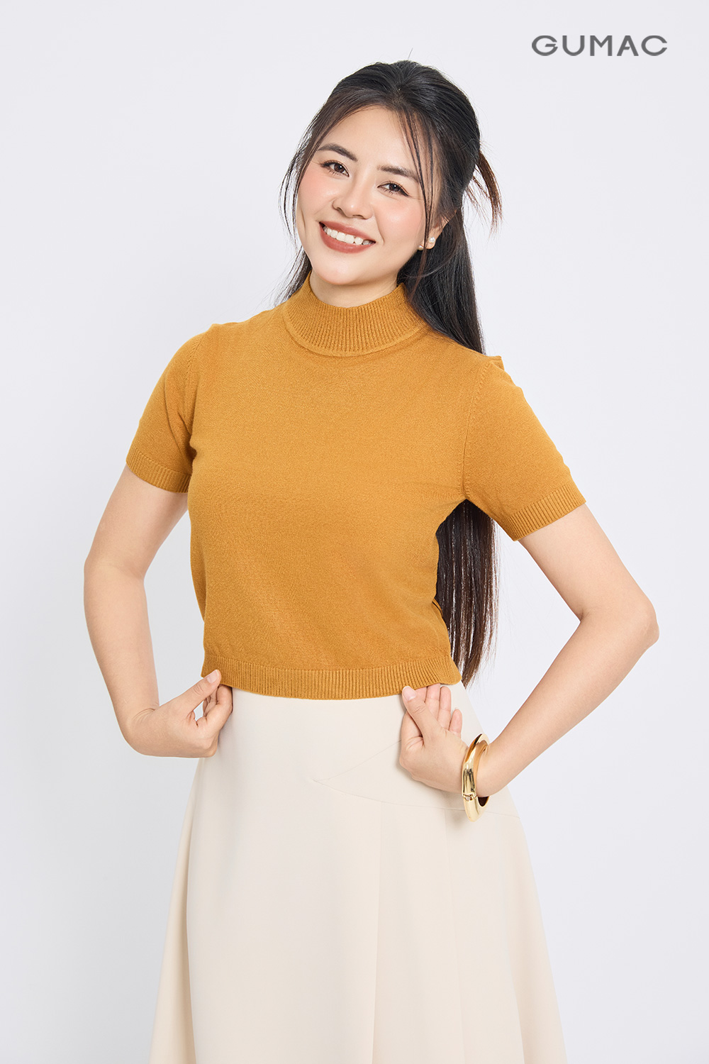 kieu ao trung nien cao cap cach dieu