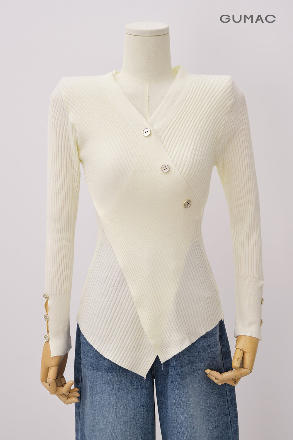 mau ao phong tay dai nu mau trang