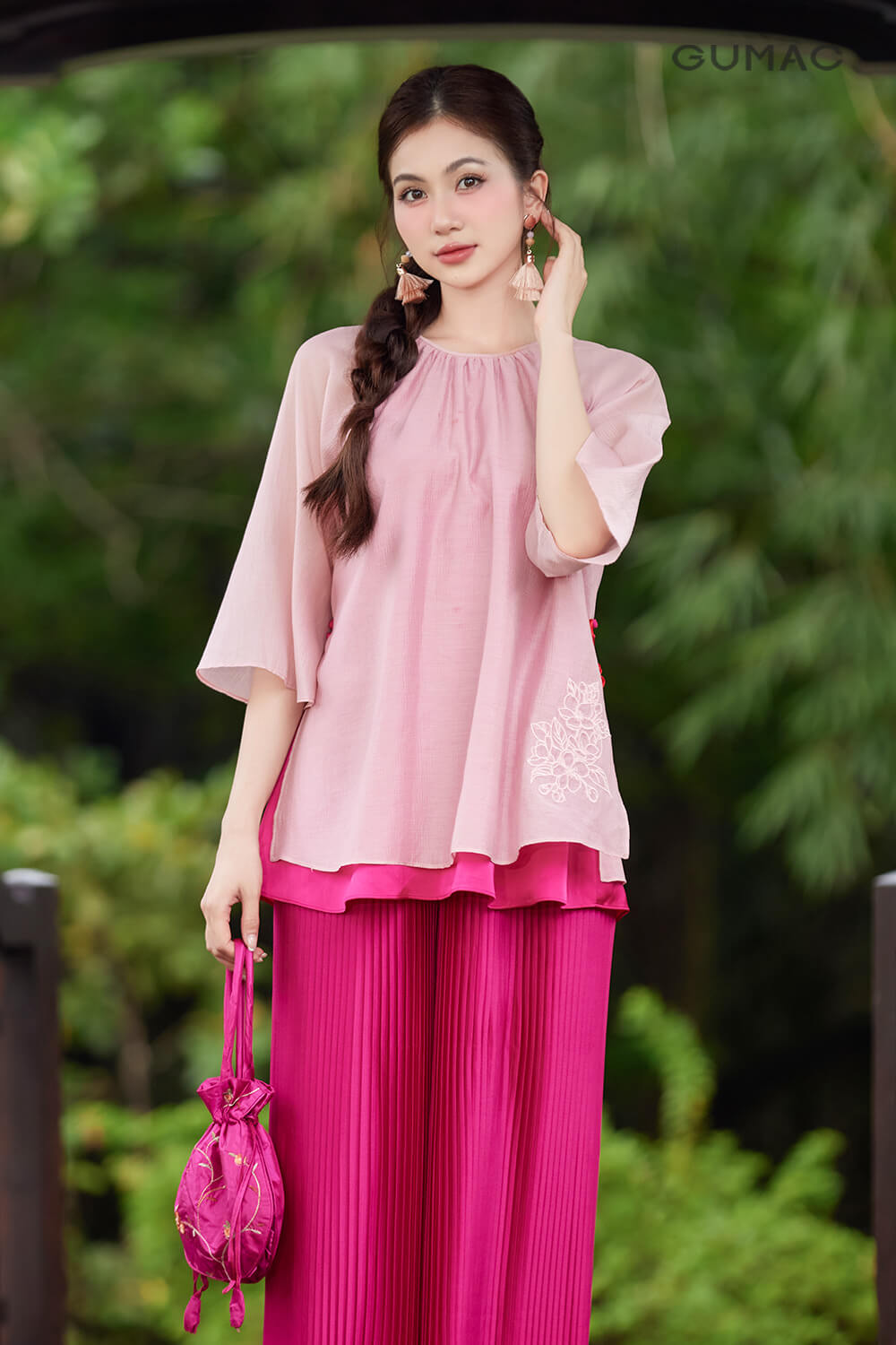 xu huong tet at ty ao dai hoa nien