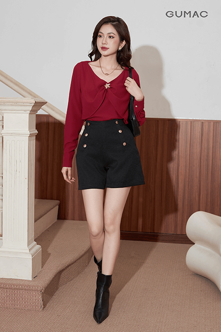 Áo bèo đính phụ kiện