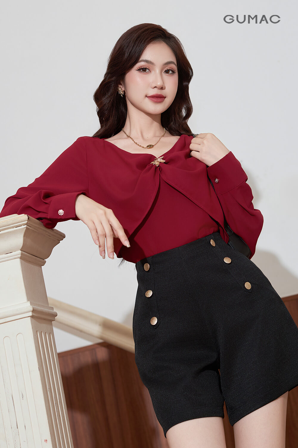 Áo bèo đính phụ kiện