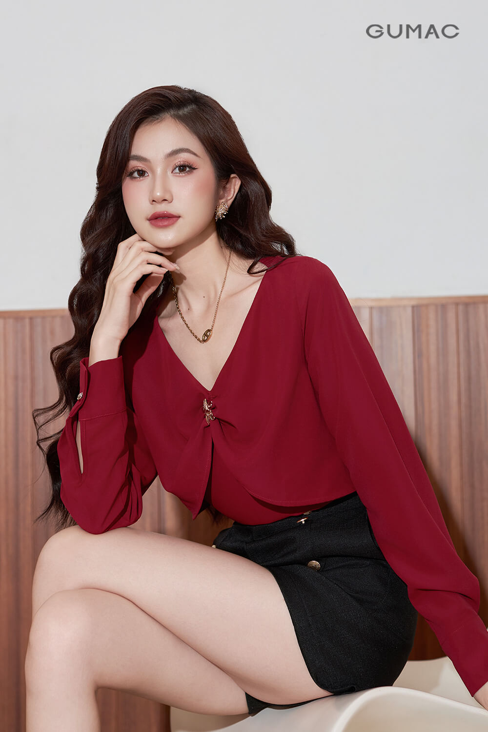 Áo bèo đính phụ kiện
