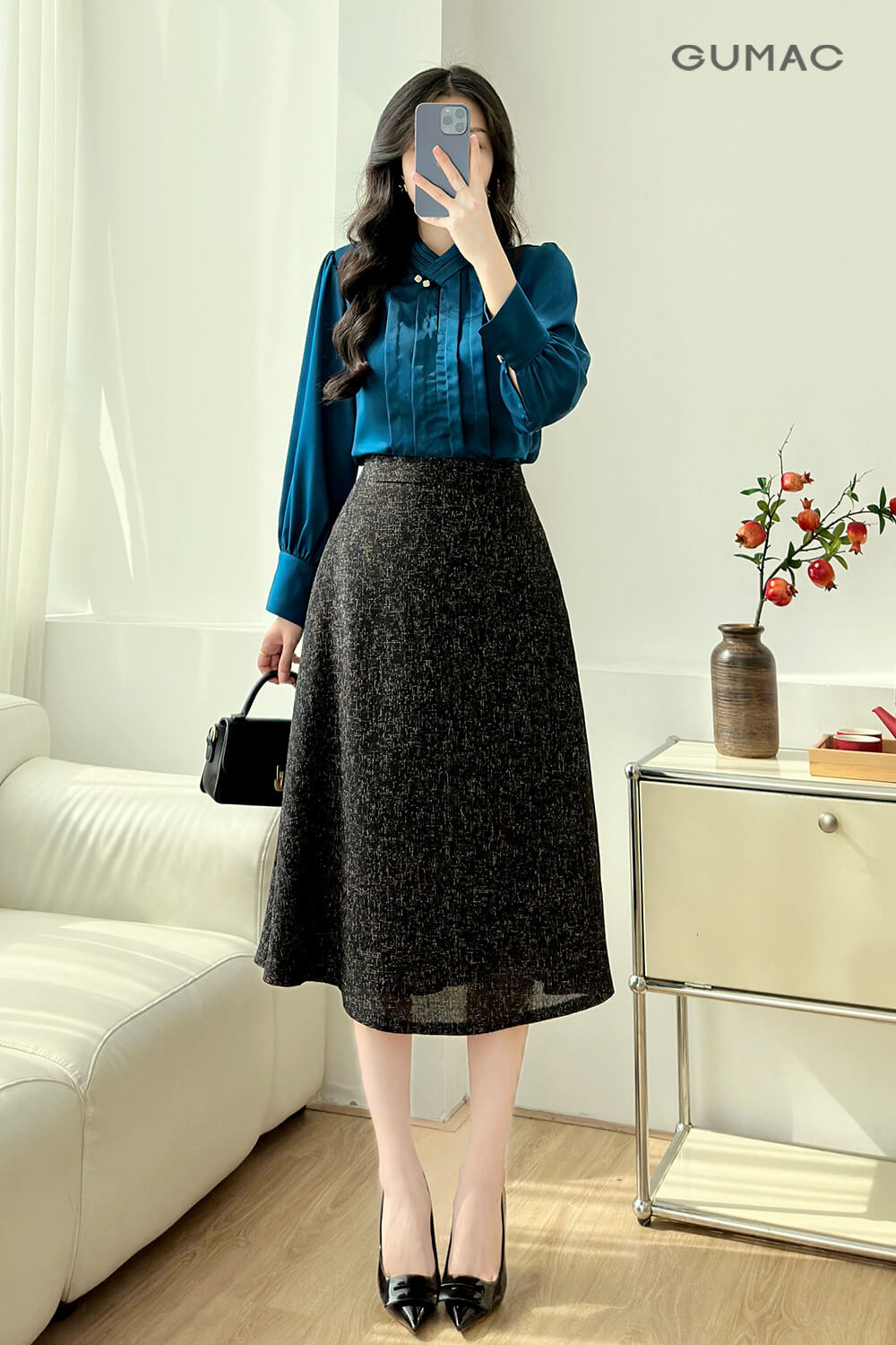 phoi so mi kieu cung vay xoe