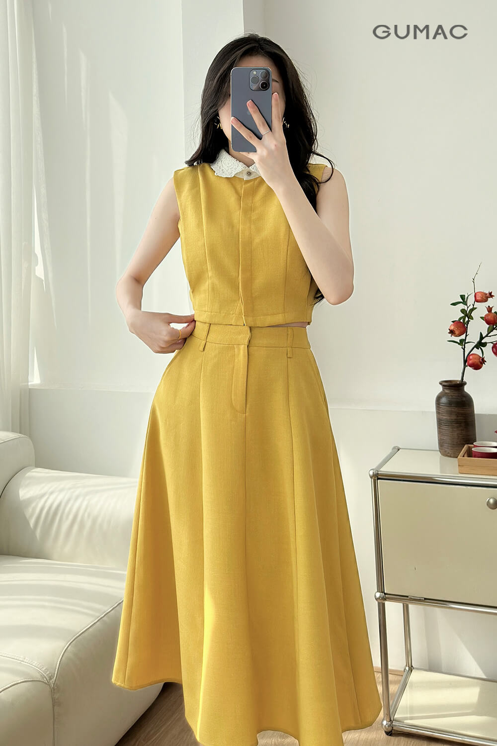 vay a barget truoc ket hop cung ao kieu phoi co ren