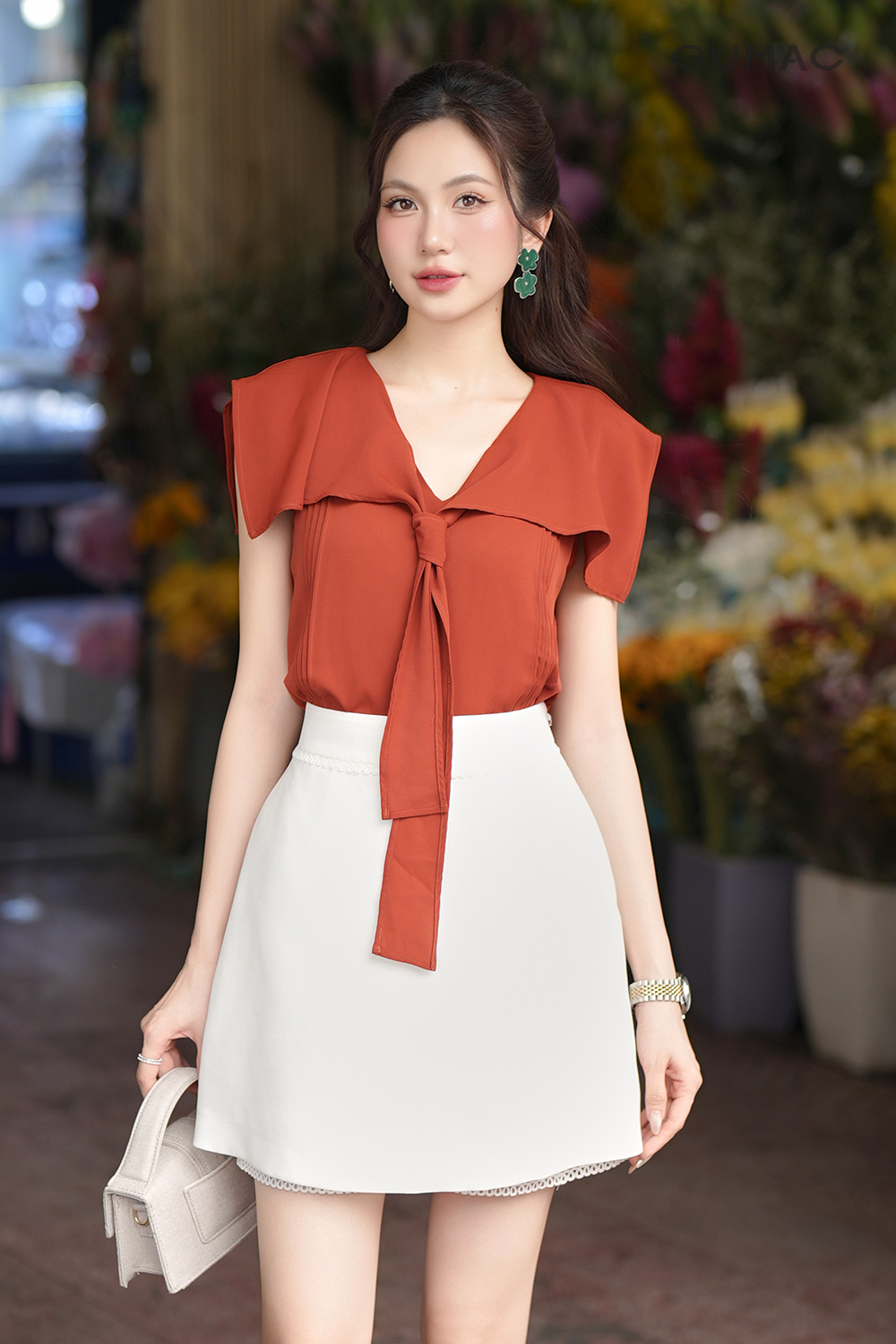 Áo kiểu cổ rũ