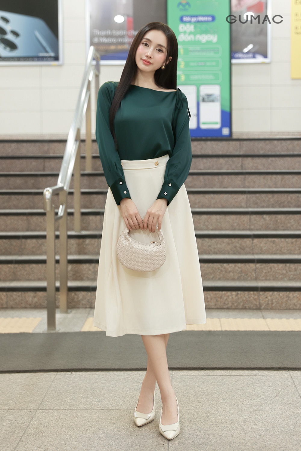 Phong cách phối đồ nữ tính nhẹ nhàng
