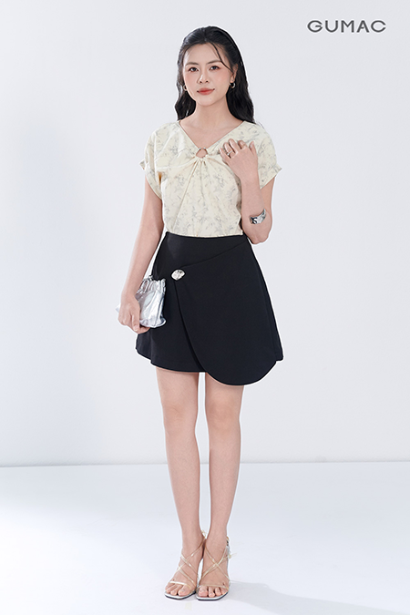 Áo suông lưng kiểu