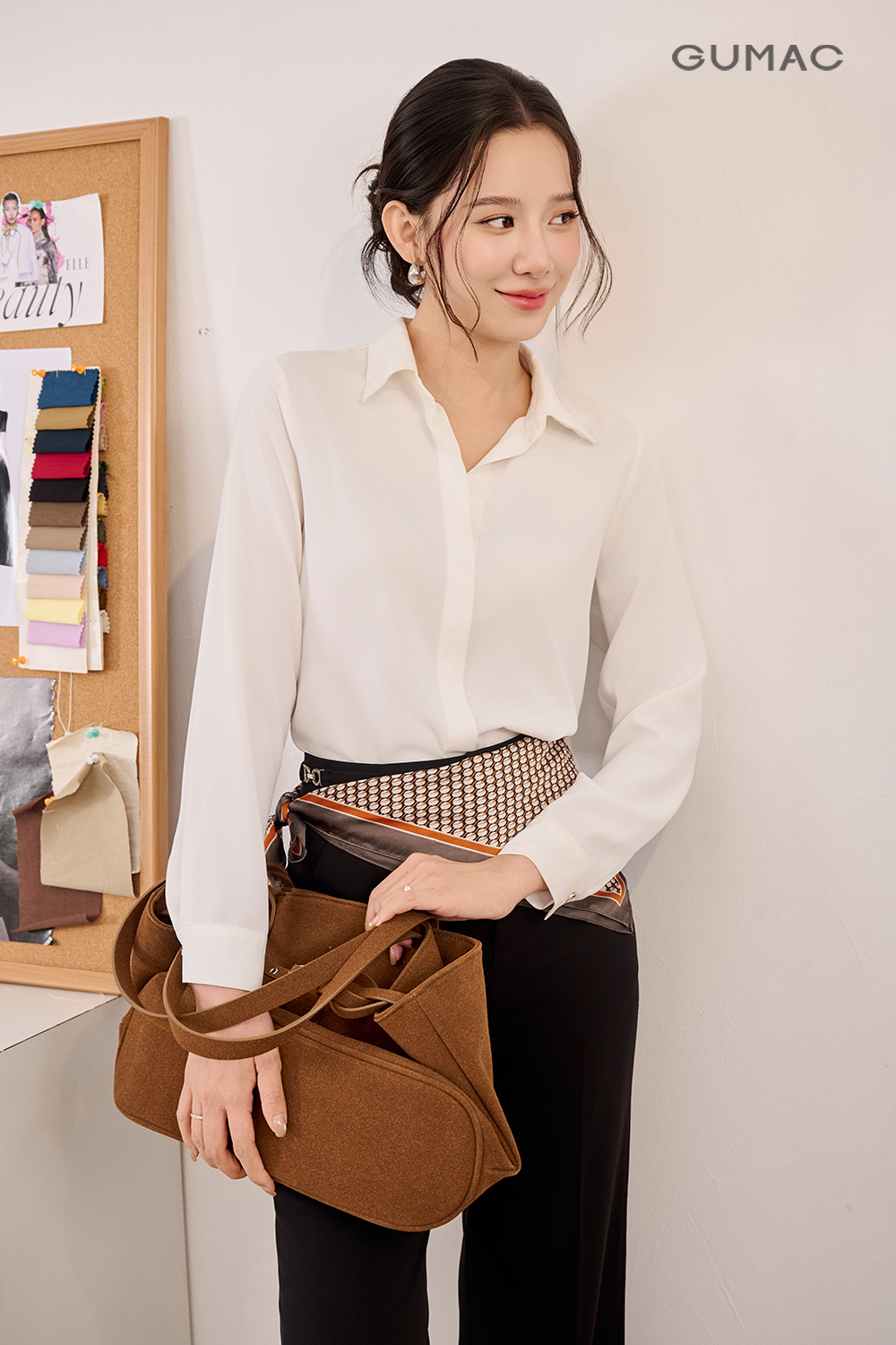 nhung mau ao so mi trang dep nhat