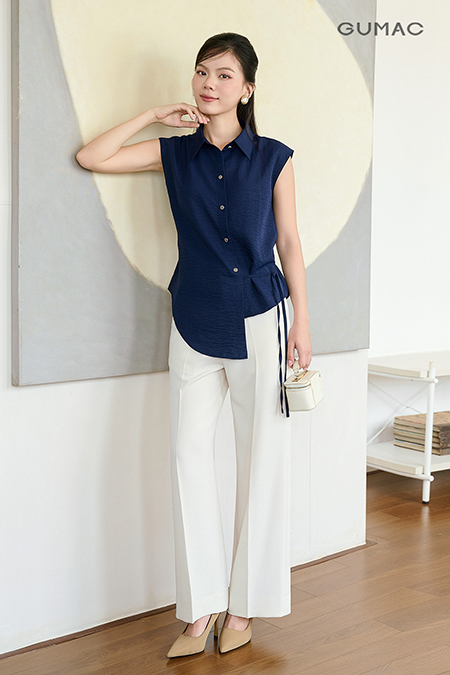 Áo kiểu tà đắp chéo