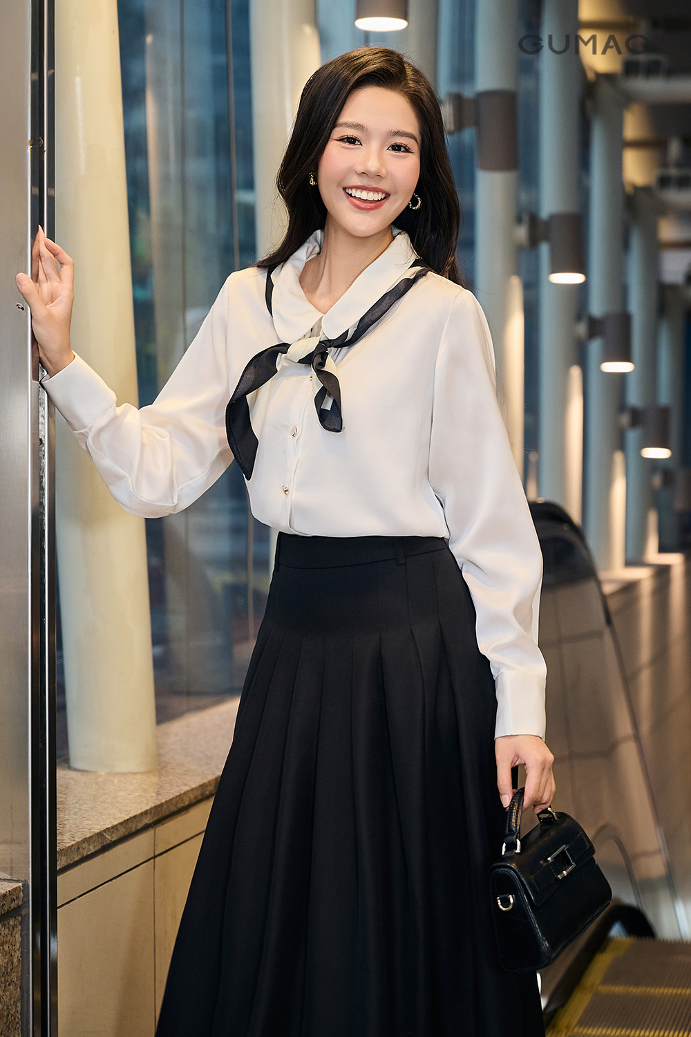 ao so mi han quoc nu tre trung