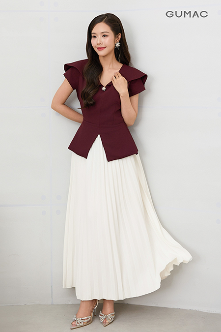 Áo peplum vai cách điệu