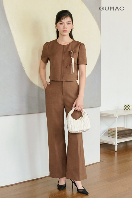 Áo lửng đính hoa 3D