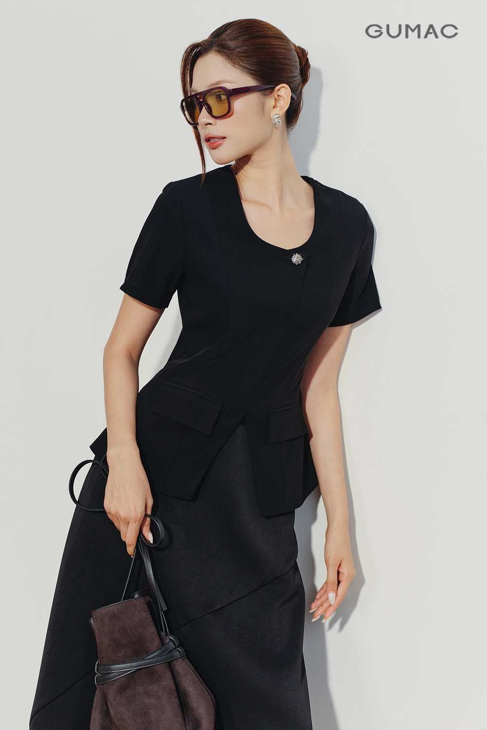 AK Peplum-ngắn