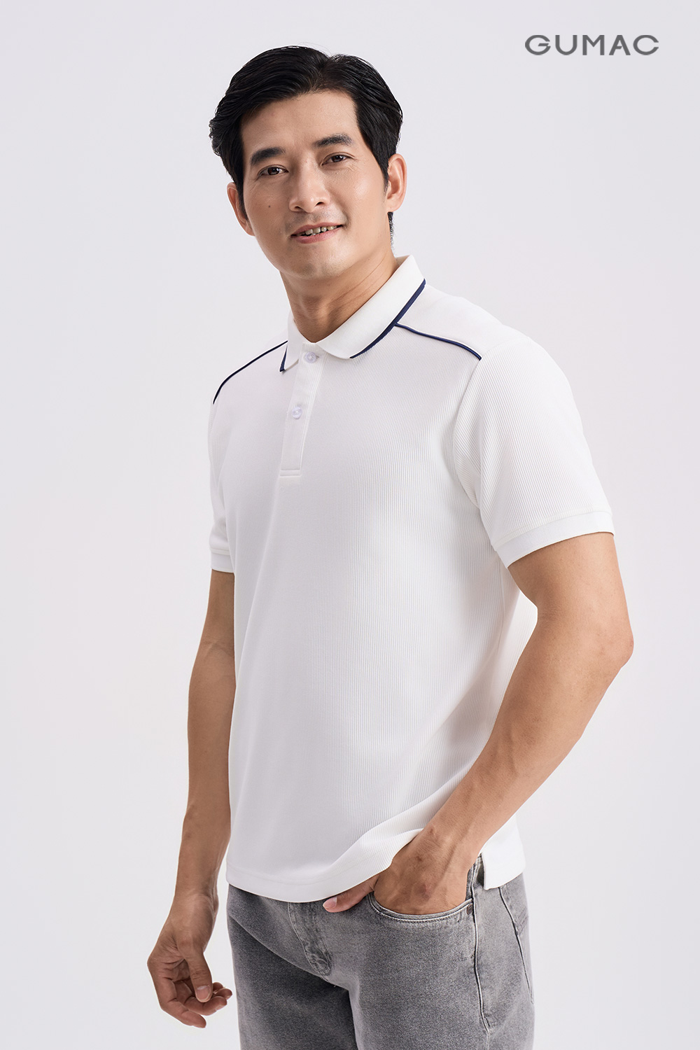 Polo basic suông