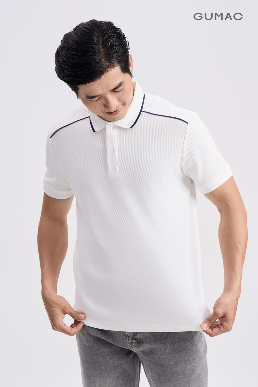 Polo basic suông