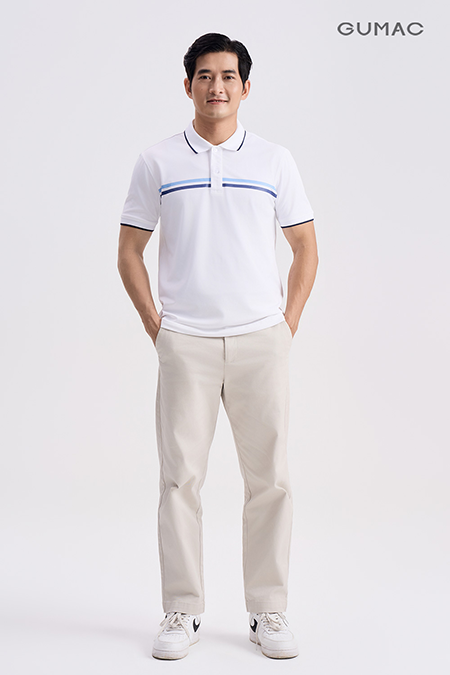 Polo basic suông
