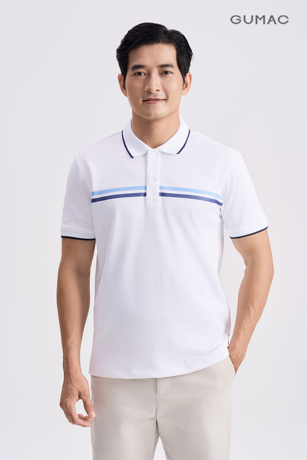 Polo basic suông