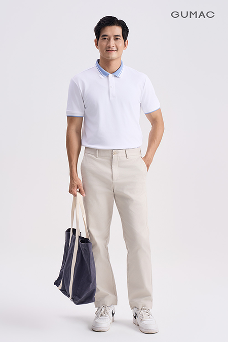 Polo basic suông