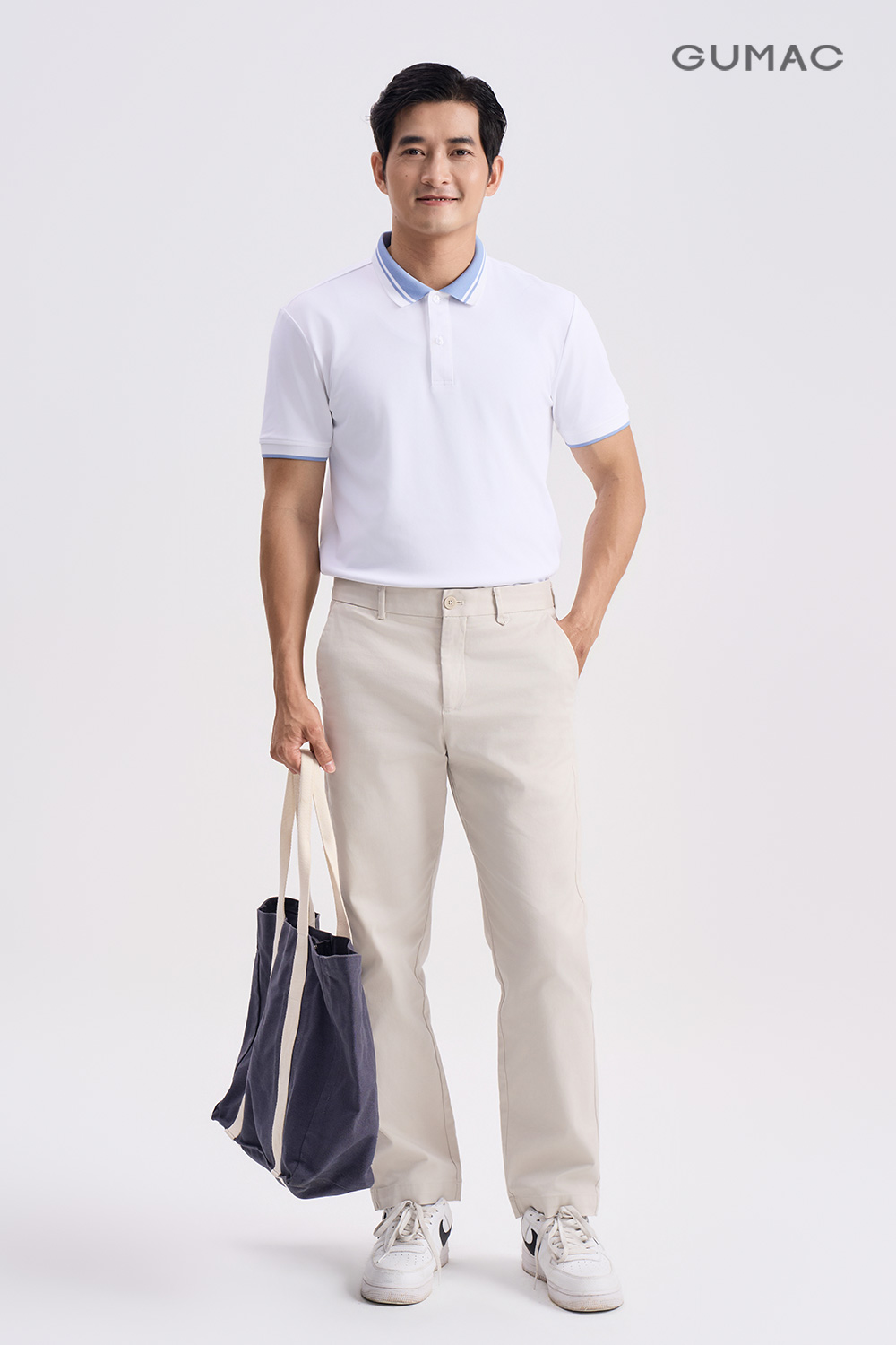 Polo basic suông