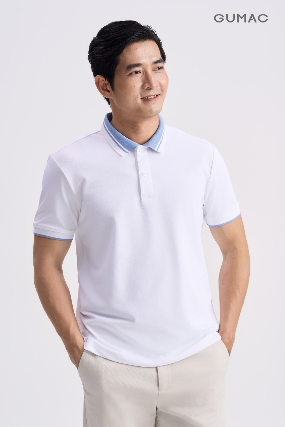 Polo basic suông