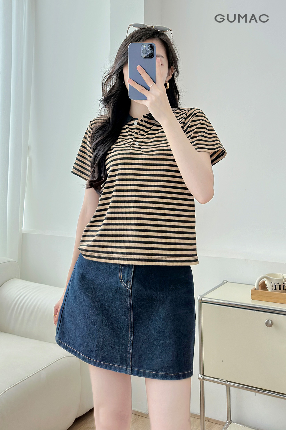 Ưu tiên những chiếc áo thun có đường sọc cỡ vừa Ưu tiên những chiếc áo thun có đường sọc cỡ vừa