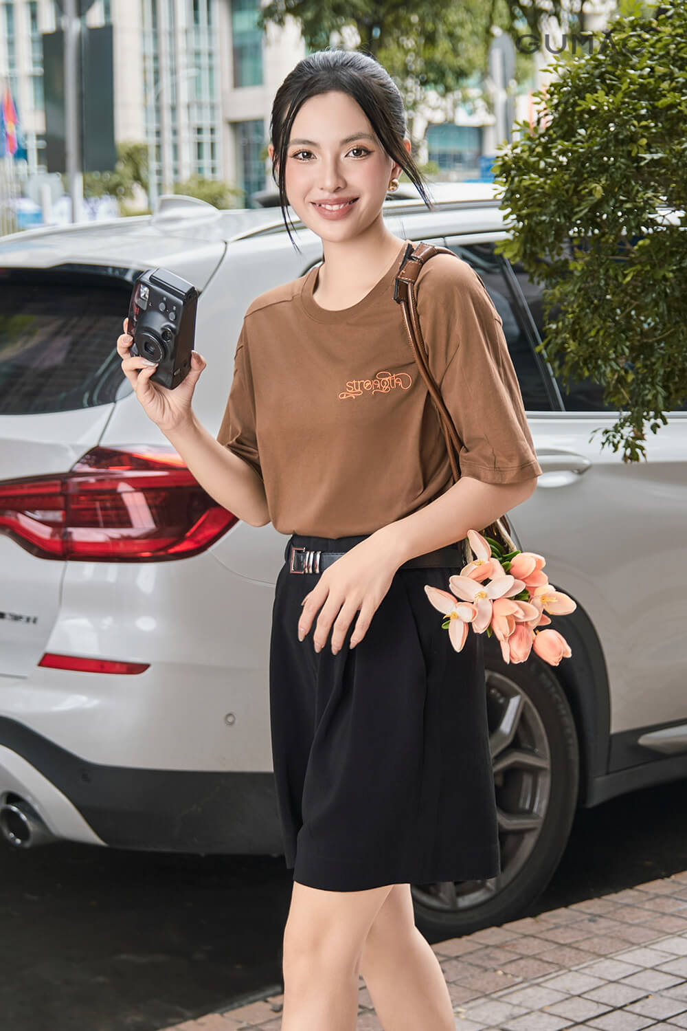 áo thun nâu