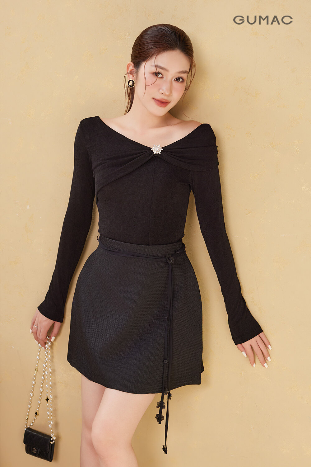 ao thun nu tay dai tre vai