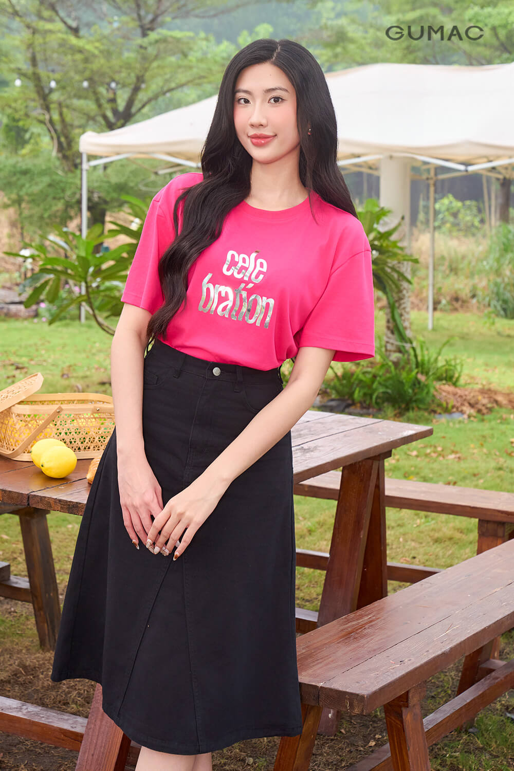 ao thun in chu basic nhe nhang