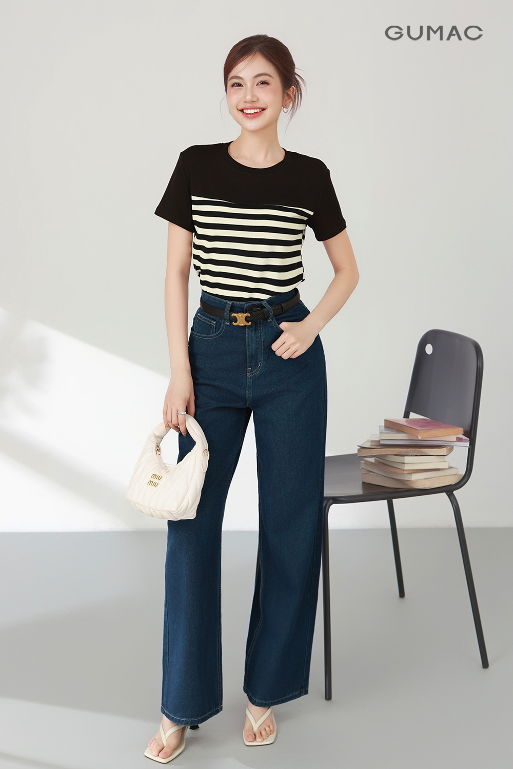 áo thun nữ màu đen