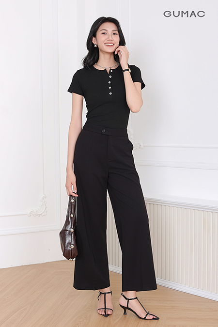 Áo thun kiểu cổ tròn