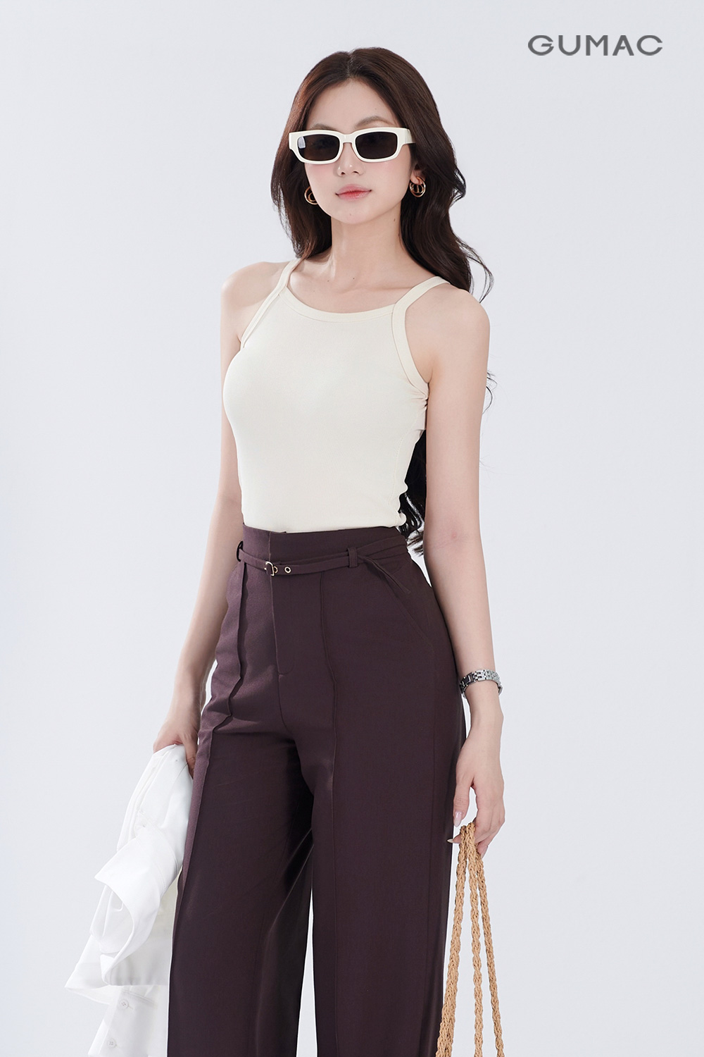 Áo tanktop viền dây cổ