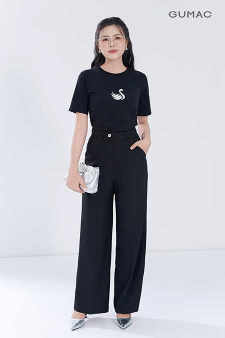 Áo thun in nhũ bạc