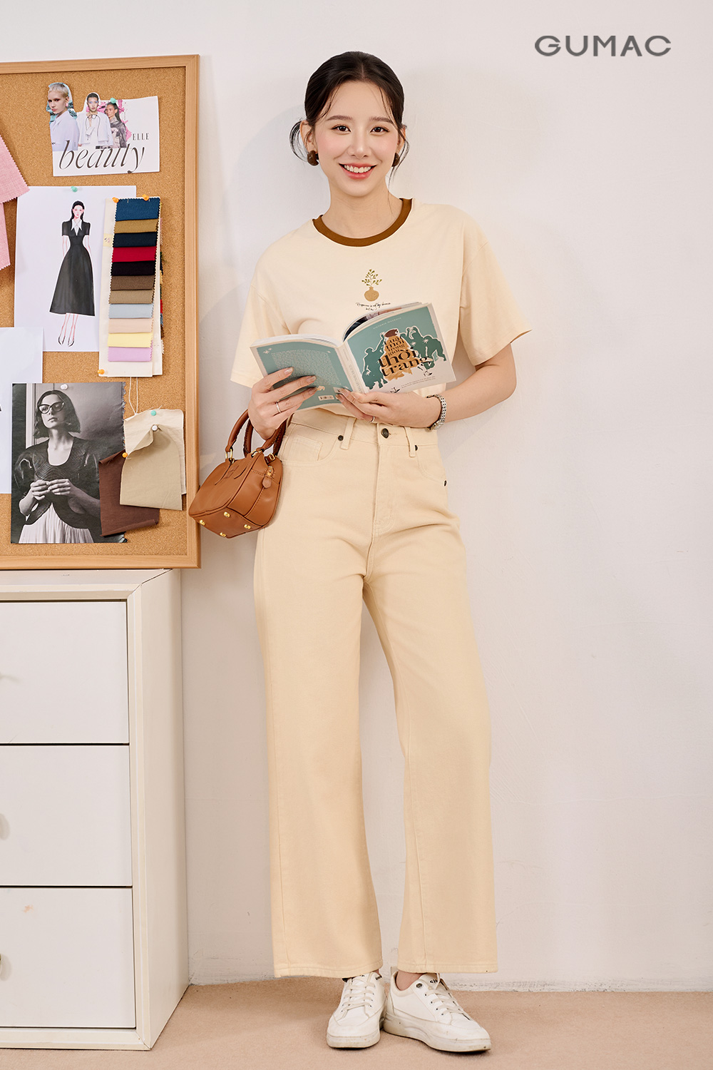 Áo phối cổ in art