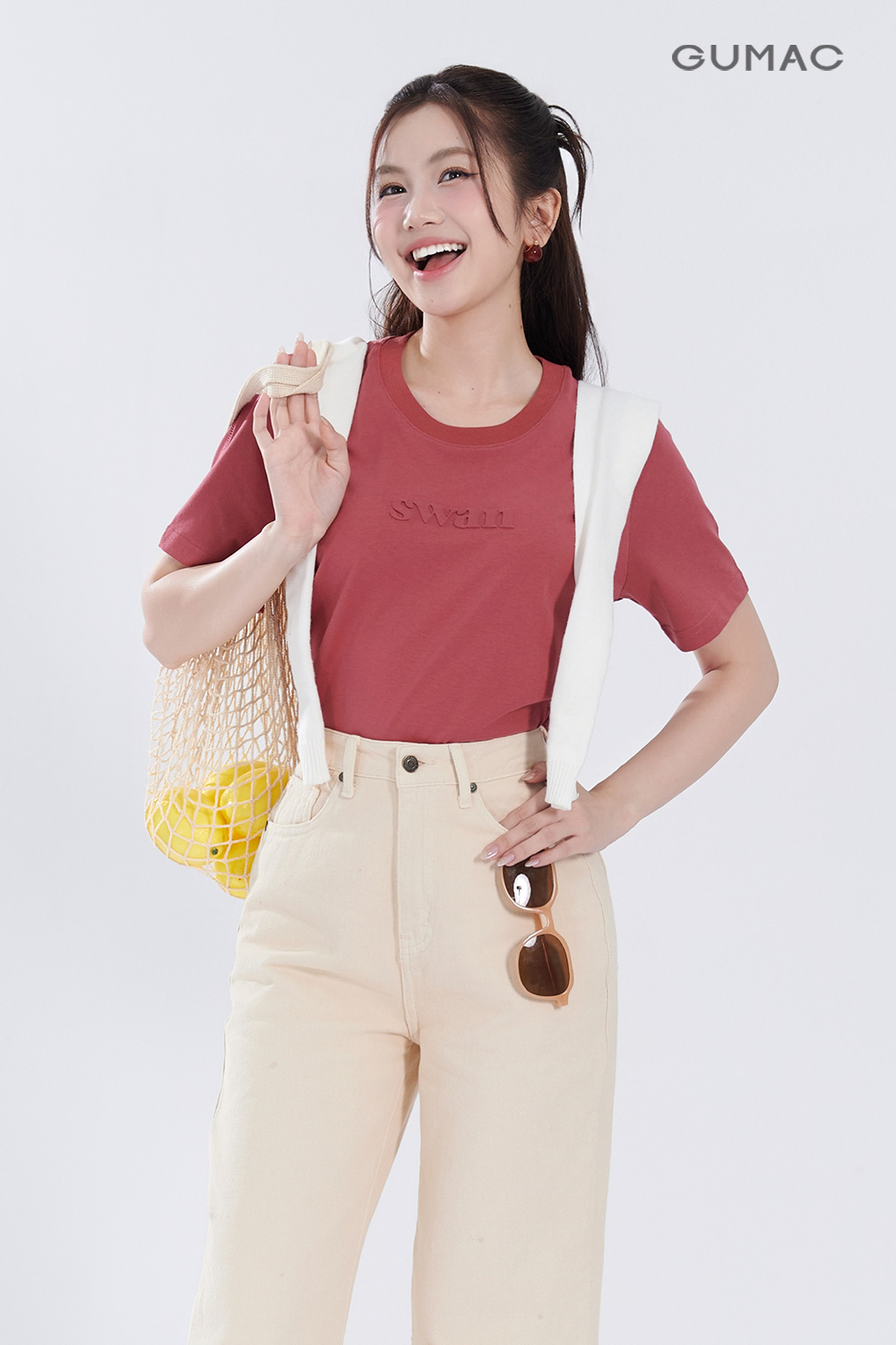 ao thun nu gumac in dap phong dep