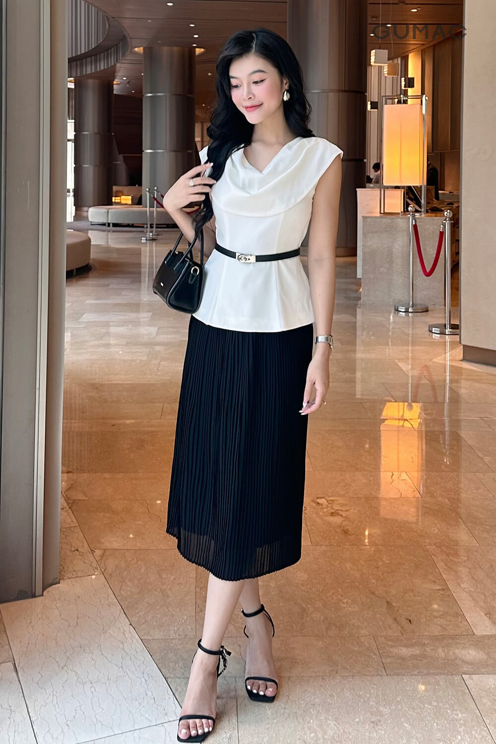 chan vay phoi ao kieu di vuon hoa tulip o ha lan dep