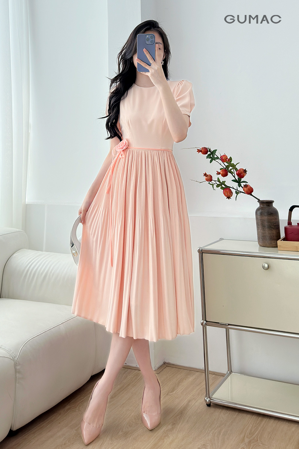 pleated-feminine-dress