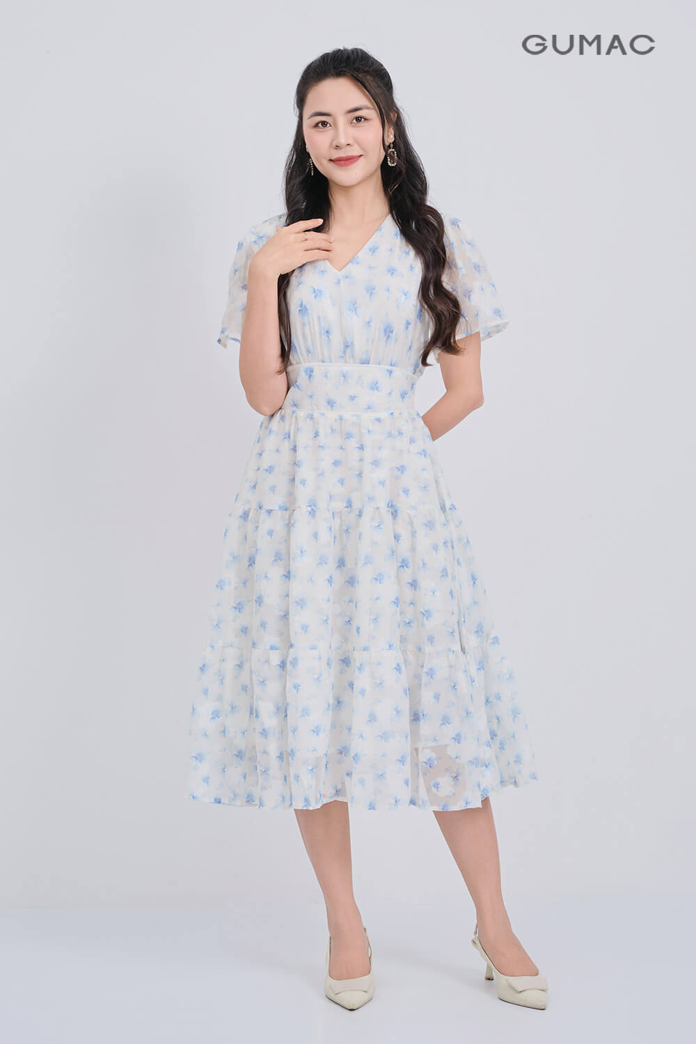 dam ra tang hoa xanh