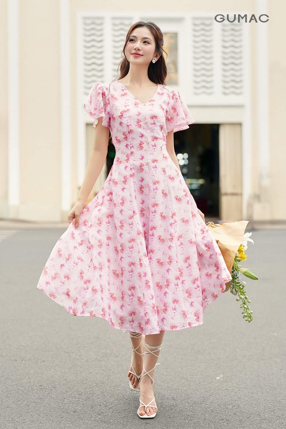 dam hoa tay canh tien